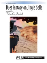Duet Fantasy on Jingle Bells piano sheet music cover Thumbnail